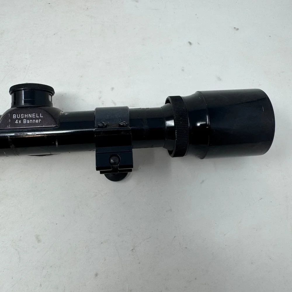 Bushnell Banner 4x40 Rifle Scope Wide Angle Waterproof Japan with Weaver Rings